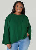 Crisscross Ribbed Sweater