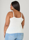 Crochet V Neck Top