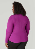 Ribbed V Neck Sweater