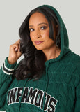 Infamous Cable Knit Hoodie