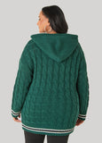 Infamous Cable Knit Hoodie