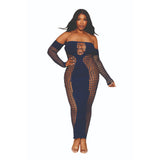 Dreamgirl Chain Trimmed Lingerie Gown