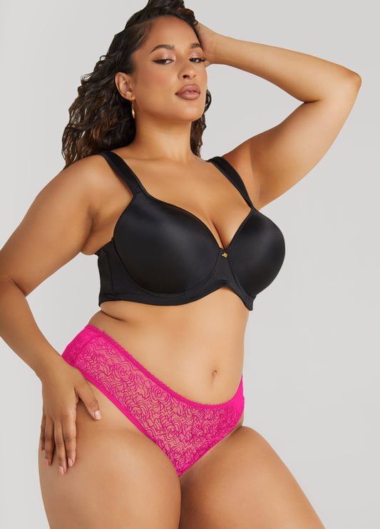 Ruffled Lace Crotchless Hipsters