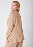 Ribbed Fleece Lounge Tunic