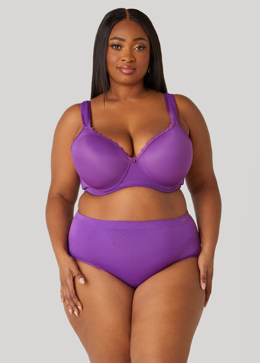 Plus Size Seamless Logo Briefs