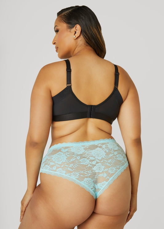 Underwire Satin Minimizer Bra