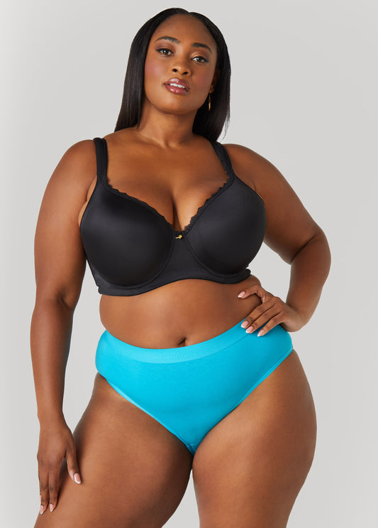 Corded Lace Paneled Hipster Panty