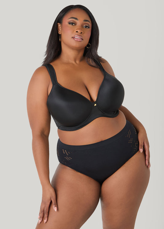 Seamless Cutout High Waist Briefs