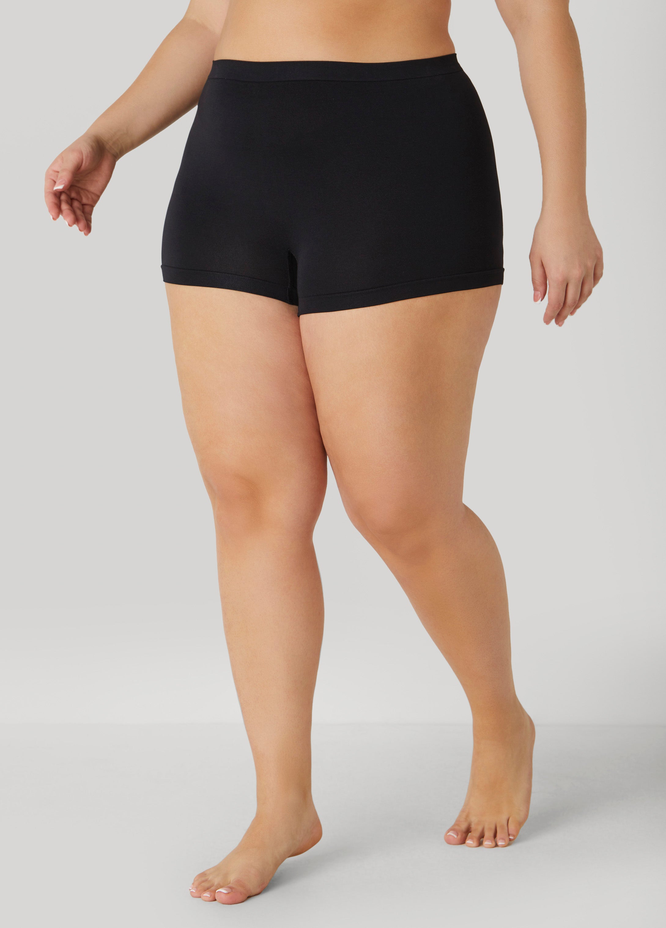 Plus Size Seamless Boyshorts