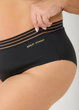 Sheer Waist Microfiber Briefs