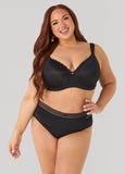 Sheer Waist Microfiber Briefs