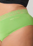 Sheer Waist Microfiber Briefs
