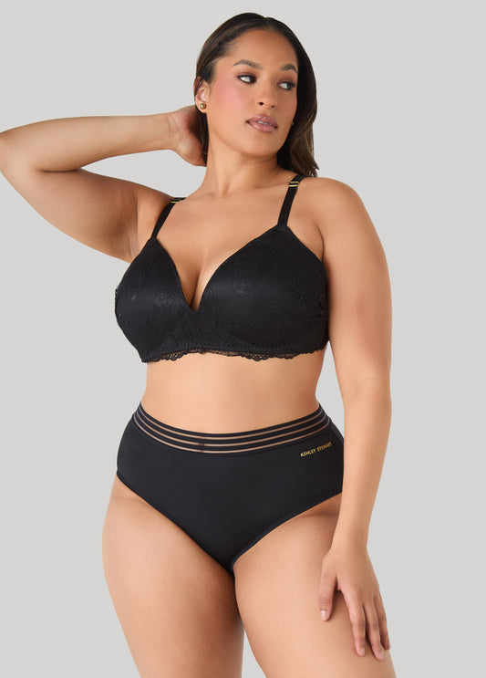 Microfiber Sheer Waist Briefs