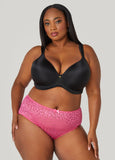 Plus Size Leopard Mesh Briefs