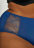Lace Paneled Microfiber Briefs