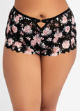 Lace Cutout Cheeky Boyshort Panty