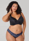 Plus Size Lace Trimmed 3 Pack Bikini Panties