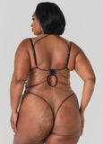 Cutout Caged Lingerie Bodysuit
