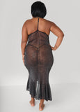 Metallic Mermaid Slip Dress