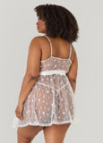 Star Mesh Babydoll Set