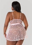 Star Mesh Babydoll Set
