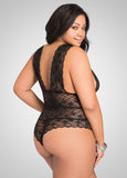Stretch Lace Lingerie Bodysuit