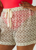 Crochet Cover Up Shorts
