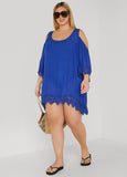 Beach Break Cold Shoulder Cover Up