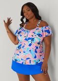 Plus Size Raisins Curve Tortuga Floral Top