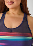 Striped Tankini Set