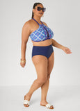 Printed Halter Bikini Top