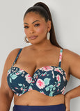 Convertible Floral Bikini Top