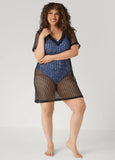 Given Kale Mesh Cover Up