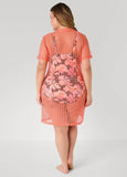Given Kale Mesh V Neck Cover Up