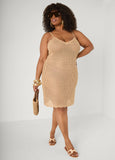 Open Knit Coverup Dress