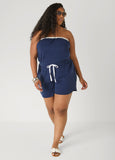 Moon To Noon Strapless Romper