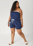 Moon To Noon Strapless Romper