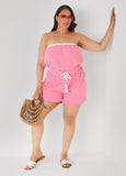 Moon To Noon Strapless Romper