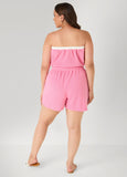 Moon To Noon Strapless Romper