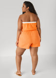 Moon To Noon Strapless Romper