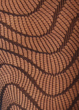 Wavy Net Footed Tights