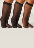 Plus Size 3PK Trouser Socks