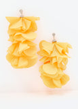 Crystal Chiffon Petal Earrings