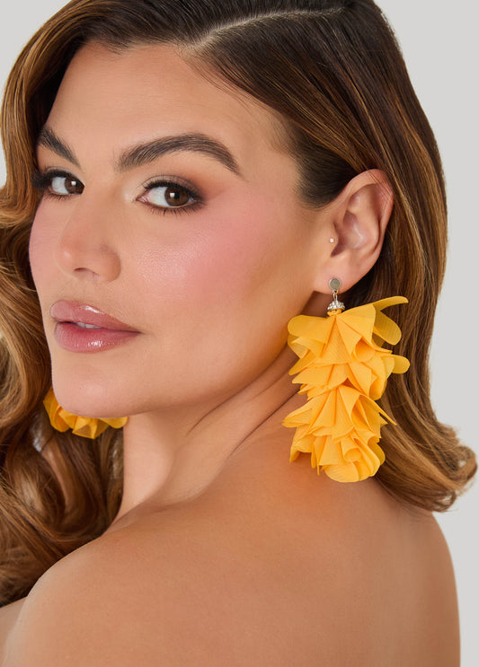 Crystal Petal Earrings