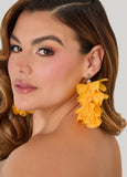 Crystal Petal Earrings