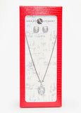 Crystal Silver Tone Necklace Box Set