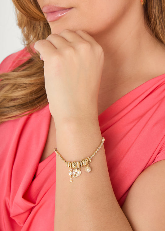 Heart Charm Bracelet
