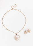 Butterfly Necklace And Earrings Set