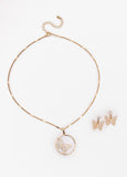 Butterfly Necklace And Earrings Set