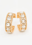 Crystal Hoop Earrings